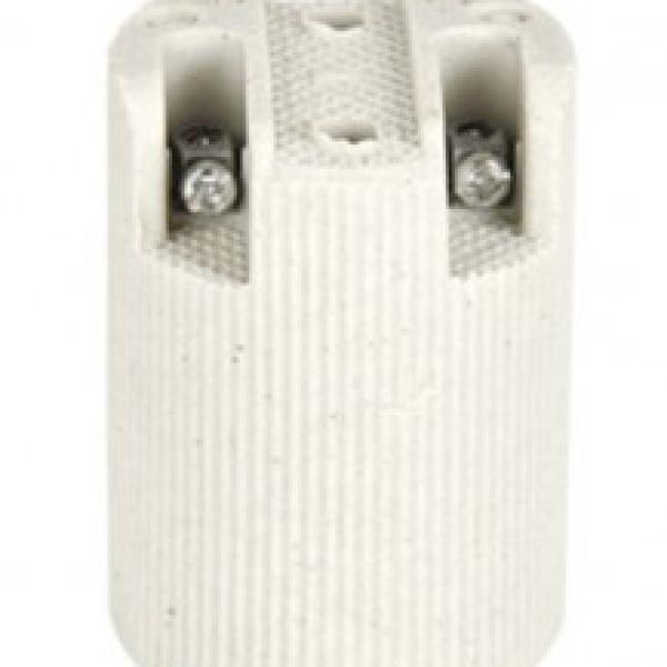 Патрон E14 керамический подвесной белый  Ecola AB4SCWEAY