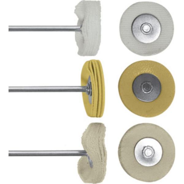 Круги полировальные, набор 3шт FIT 36920