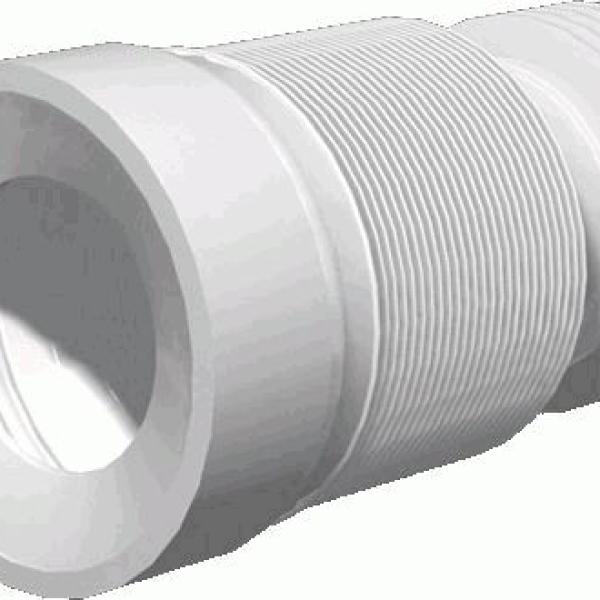 Гофра для унитаза выпуск 110мм 235-500мм с мягкой манжетой АНИ пласт, K828 32118