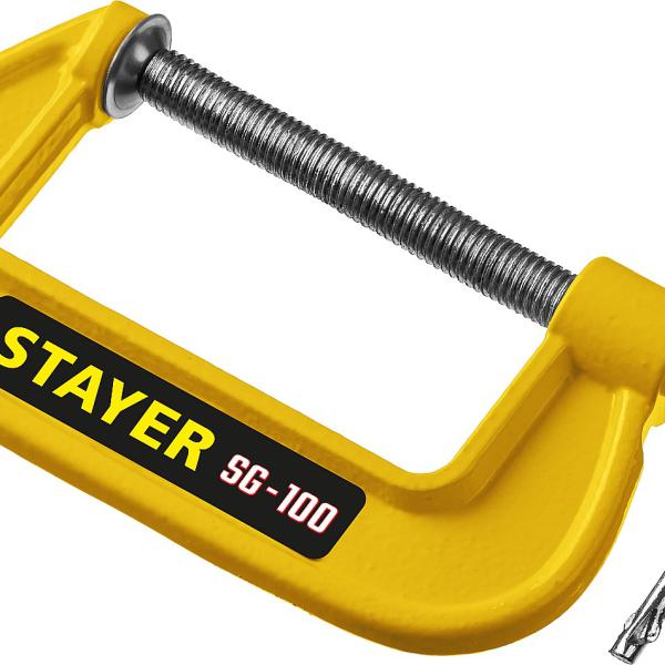 Струбцина STAYER G-образная, 100мм/3215-100