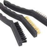 Набор щеток, 3 шт., металлические с пластмассовой ручкой, большие// Matrix 74863